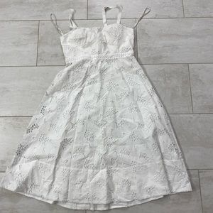 Fawn eyelet midi dress